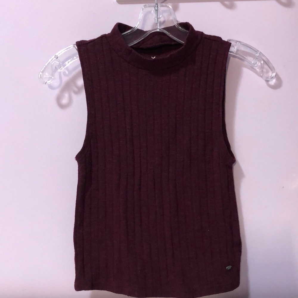 American Eagle mock neck sweater tank